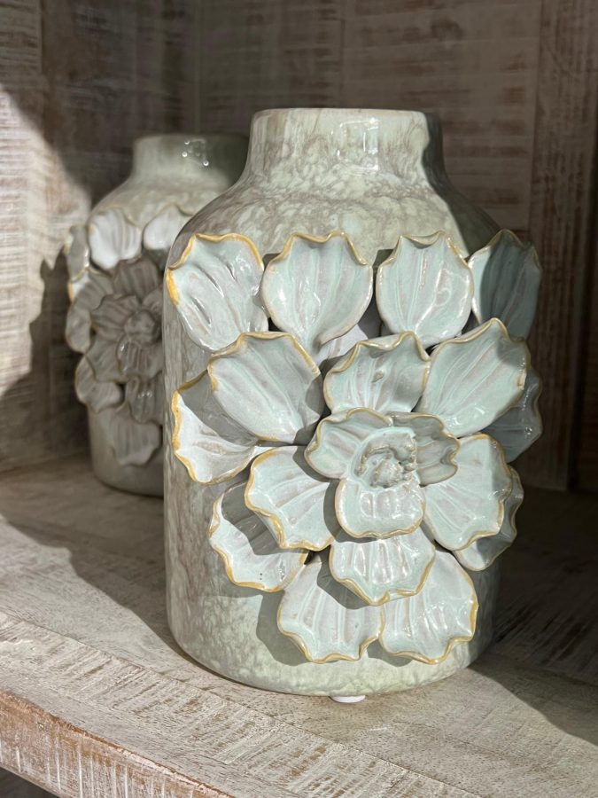 decoration interieur vase fleur blanche - jardinerie - jardins de gabiani - perpignan