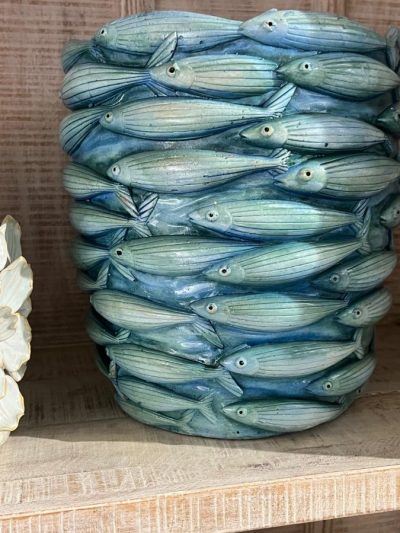 decoration interieur vase sardine- jardinerie - jardins de gabiani - perpignan