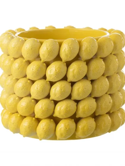 Cache-Pot Citrons Jaunes