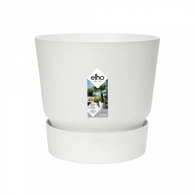 Greenville Rond – Blanc Soie