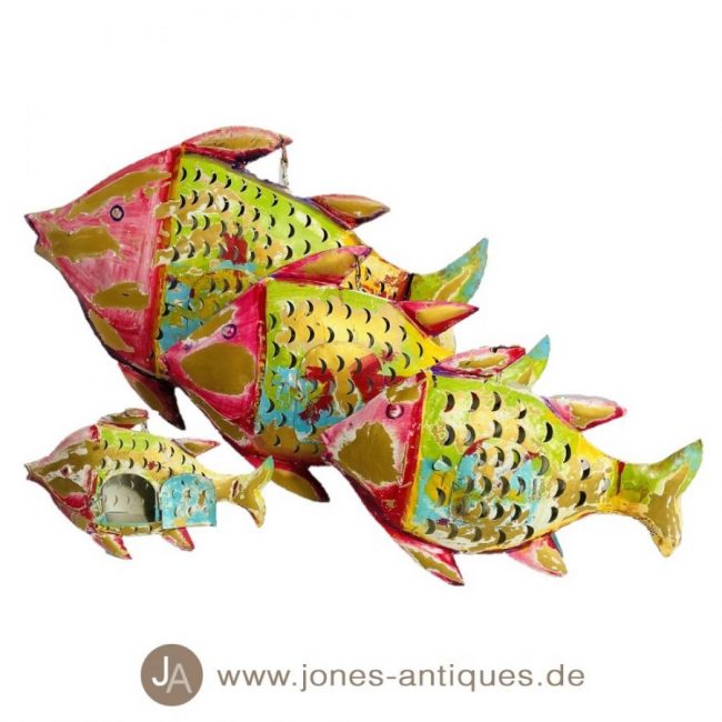Lanterne en Métal – Poisson (L) – Image 3